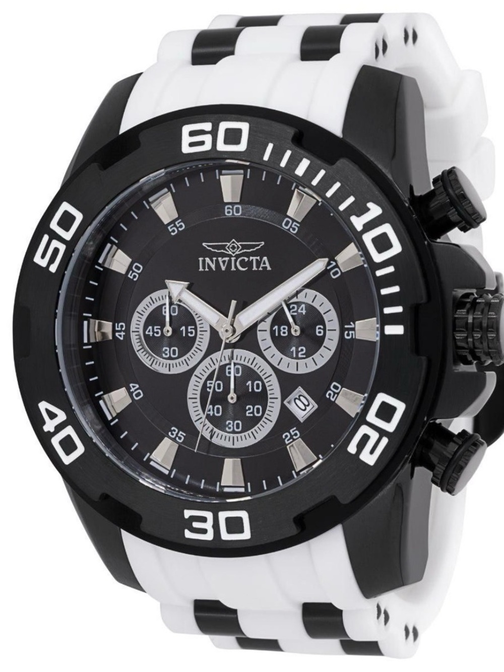 Invicta Pro Diver Scuba -White/Black (Model 44549)